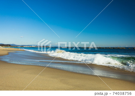 茨城県日立市十王町　伊師浜海水浴場 74038756