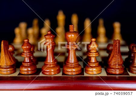 チェス盤とチェスの駒 チェス盤とチェスの駒 74039057