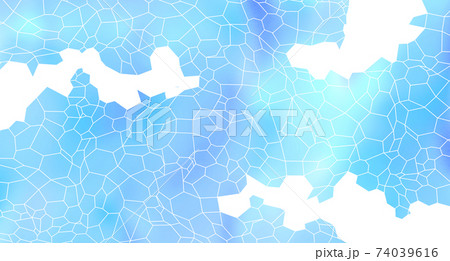 背景素材 ひび割れ パステルカラー ブルー 背景素材 ひび割れ パステルカラー ブルー 74039616
