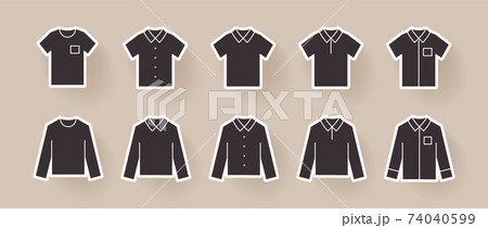 10アイコンセット(衣料品/シャツ) 10アイコンセット(衣料品/シャツ) 74040599