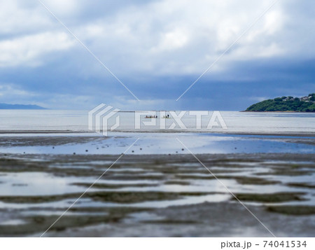 天草の夏の海 74041534