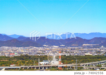 岐阜県各務原市 アクア トトぎふ周辺の風景の写真素材