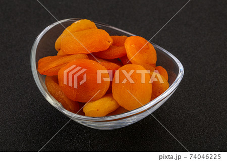 Sweet tasty dried apricot heap 74046225