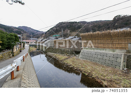 石川県 冬 輪島市 上大沢町 間垣の里 石川県 冬 輪島市 上大沢町 間垣の里 74051355