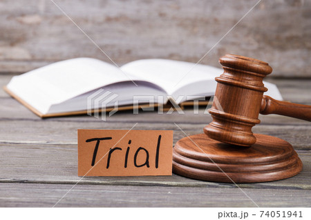 Court trial concept. 74051941