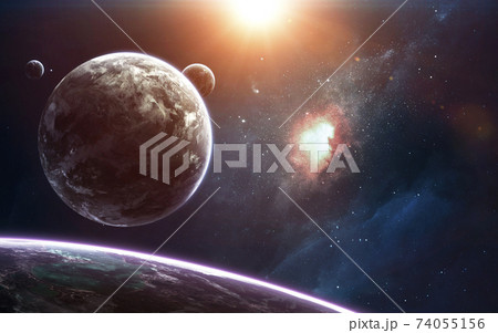 Deep space, beauty of endless cosmos. Science fiction wallpaper. Elements of this image furnished by NASA Deep space, beauty of endless cosmos. Science fiction wallpaper. Elements of this image furnished by NASA 74055156