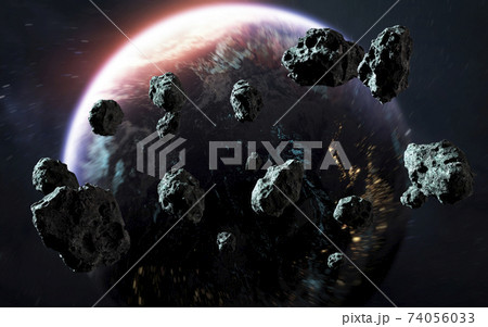 Meteor shower and Earth, last days of planet, awesome science fiction wallpaper. Elements of this image furnished by NASA Meteor shower and Earth, last days of planet, awesome science fiction wallpaper. Elements of this image furnished by NASA 74056033