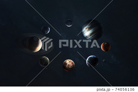 Solar system. Symbol of space exploration. Elements of this image furnished by NASA Solar system. Symbol of space exploration. Elements of this image furnished by NASA 74056136