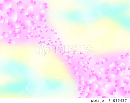 桜の花びらがある背景2 桜の花びらがある背景2 74056437