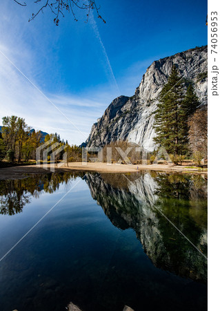 Merced river in Yosemite National Park, California 74056953