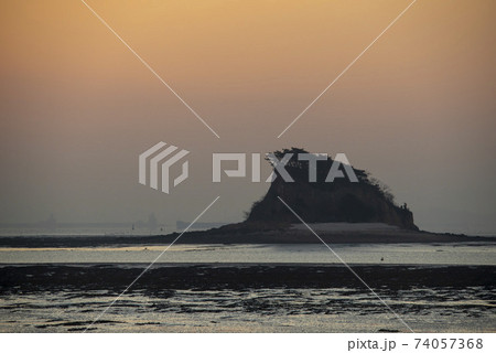 夕焼け 海 スポット 74057368