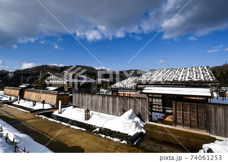 湯涌江戸村の雪景色 湯涌江戸村の雪景色 74061253