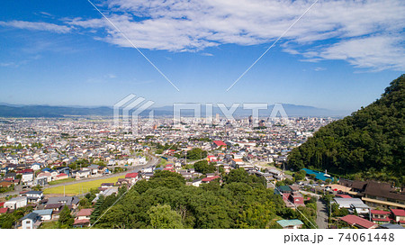 《山形県》山形市内の街並み 《山形県》山形市内の街並み 74061448