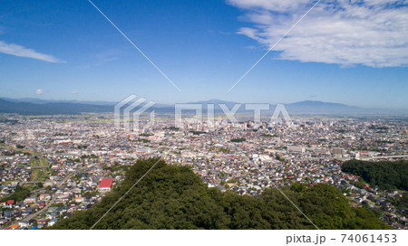 《山形県》山形市内の街並み 《山形県》山形市内の街並み 74061453