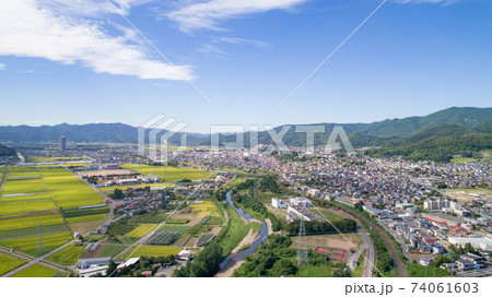 《山形県》上山市の街並み 74061603
