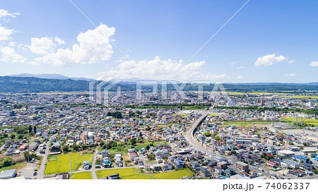 《山形県》米沢市の街並み 74062337