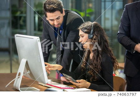 Customer Service Support People Customer Service Support People 74063797