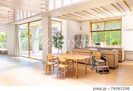 車椅子 介護施設 老人ホーム インテリアイメージ 車椅子 介護施設 老人ホーム インテリアイメージ 74065296