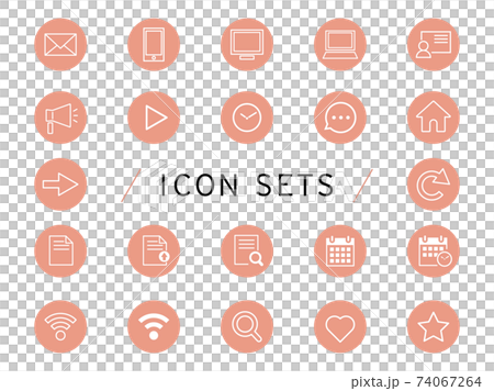 Vector icon set 74067264