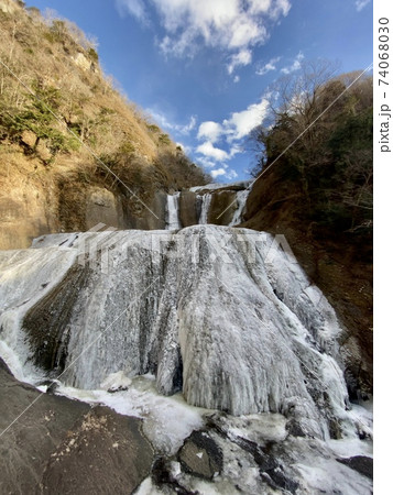 袋田の滝 氷瀑 袋田の滝 氷瀑 74068030