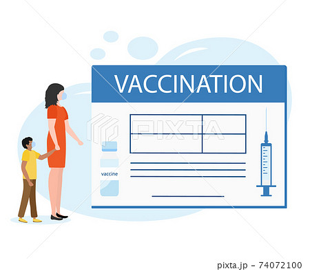 Vector People Vaccination Immunization Health Kid 74072100