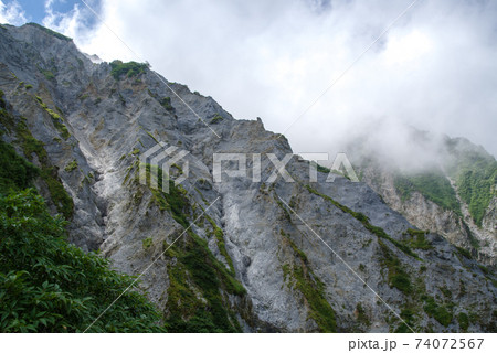 大山登山、ユートピアコースの景色(2020年8月) 大山登山、ユートピアコースの景色(2020年8月) 74072567