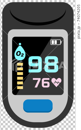 Vector illustration of pulse oximeter 74074205