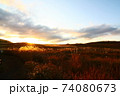 高原の夕焼け 74080673