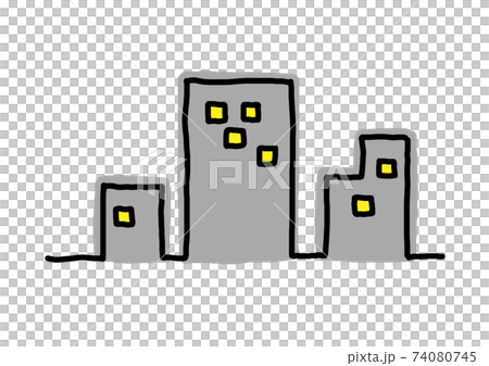 Illustration material: Building cityscape Building area Building Illustration material: Building cityscape Building area Building 74080745