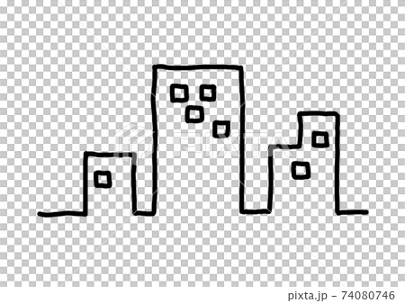 插圖素材：建築城市景觀建築面積建築 74080746