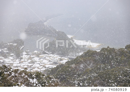 日本三景 天橋立 雪景色 日本三景 天橋立 雪景色 74080919