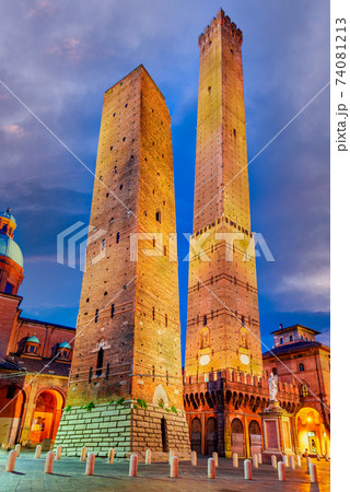Bologna, Due Torri towers - Emilia Romagna, Italy 74081213