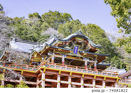 佐賀県の定番観光スポット　美しい祐徳稲荷稲荷神社 74081822