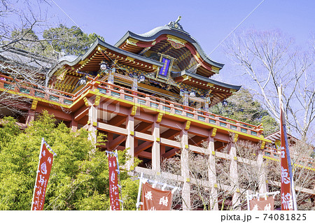 佐賀県の定番観光スポット　美しい祐徳稲荷稲荷神社 74081825