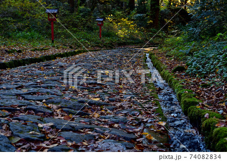大神山神社へと続く日本一長い石畳の参道2 74082834