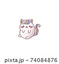 Cat Kitty kawaii chibi style Emoji character sticker emoticon smile emotion for mascot 74084876