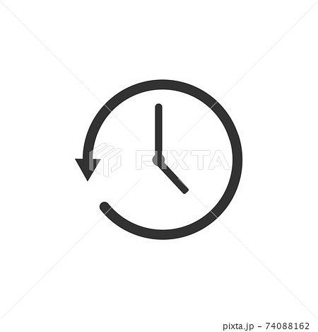 Time sign. Alarm, clock icon, vector illustration. Flat design. Time sign. Alarm, clock icon, vector illustration. Flat design. 74088162