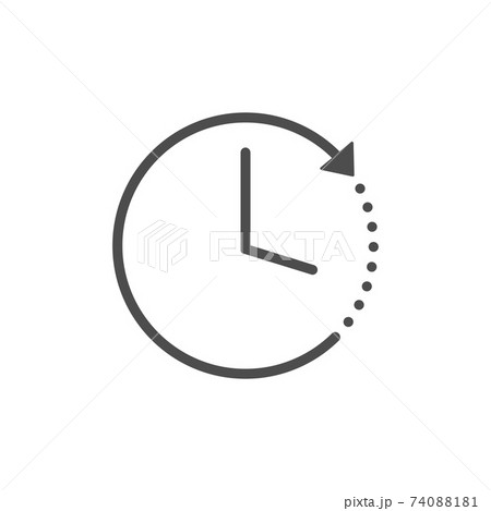 Clock, time, alarm icon. Vector illustration, flat design. Clock, time, alarm icon. Vector illustration, flat design. 74088181