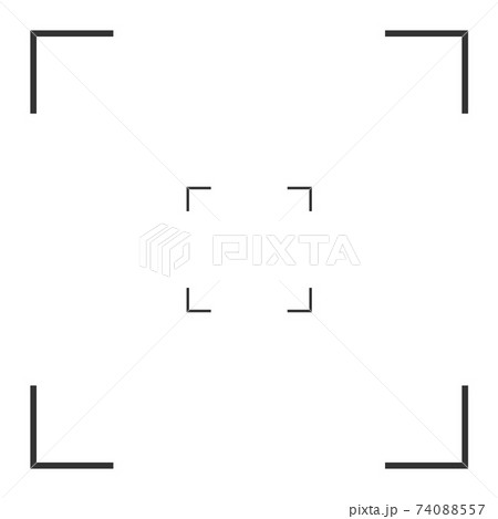 Camera frame viewfinder screen icon. Vector illustration. 74088557
