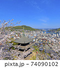 尾道 桜満開 天寧寺三重塔 74090102