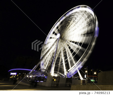 Echo Wheel of Liverpool by night Echo Wheel of Liverpool by night 74090213