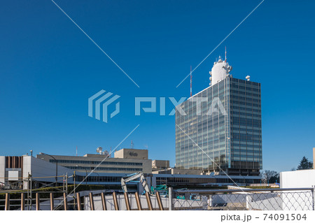 【渋谷のNHK放送センター建替工事】 【渋谷のNHK放送センター建替工事】 74091504