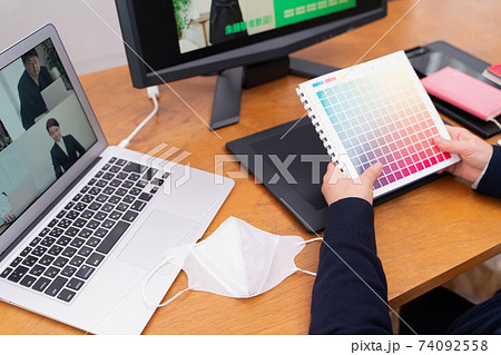 リモート デザイン校正 デザイナー リモート デザイン校正 デザイナー 74092558