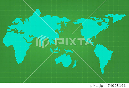 グローバルなit世界地図のイラスト素材