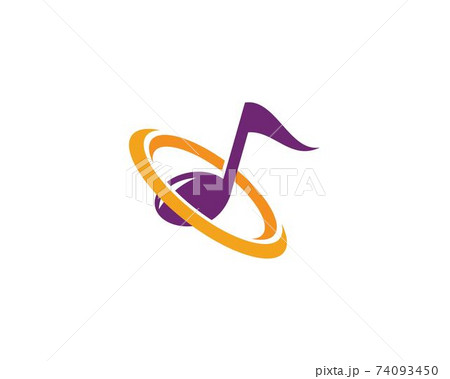 Music note Icon Vector 74093450