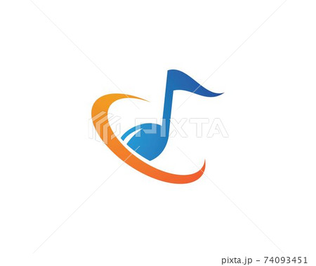 Music note Icon Vector 74093451