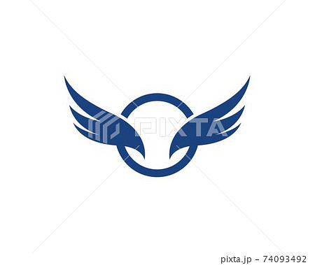 Falcon Wing Logo Templatのイラスト素材 Falcon Wing Logo Templatのイラスト素材
