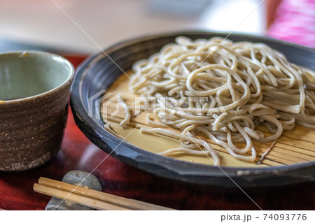 ざるそば　和食イメージ 74093776