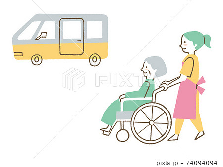 介護福祉士のイラスト素材