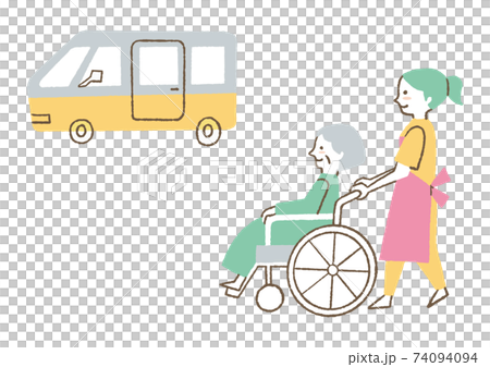 介護福祉士のイラスト素材